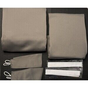 Ryb Home Two Panel 40" x 45" (total)  Blackout Curtains